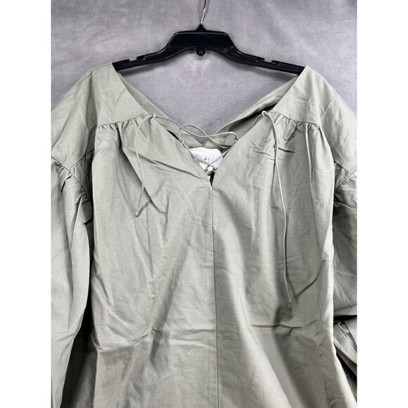 Anthropologie Mare Mare Oversized Dress Size Small Green - Picture 4 of 10